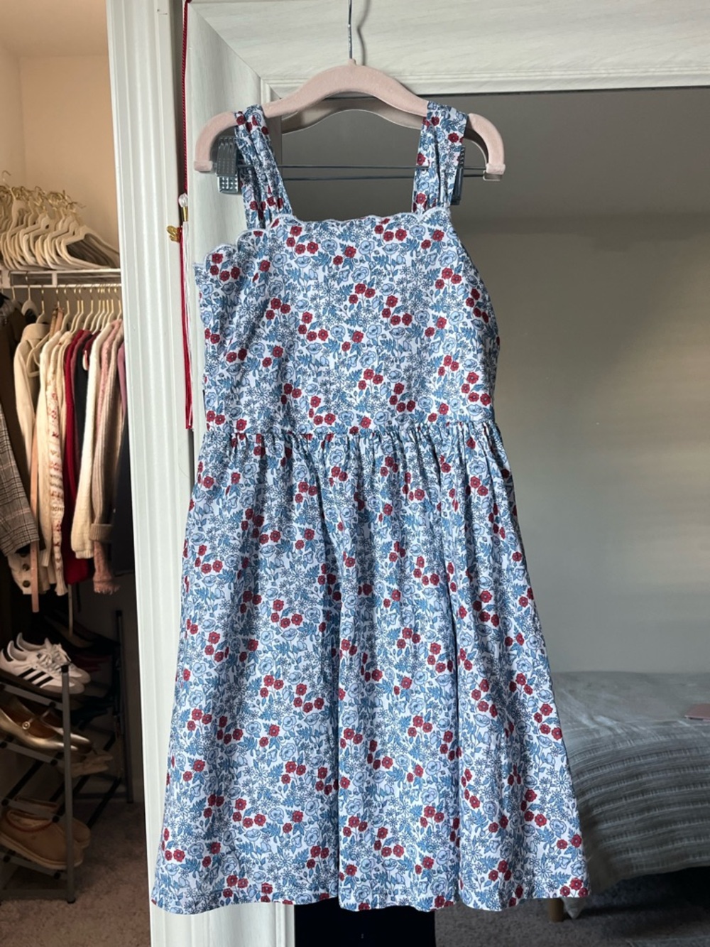 Hope & Henry Floral Cotton dress 6yr